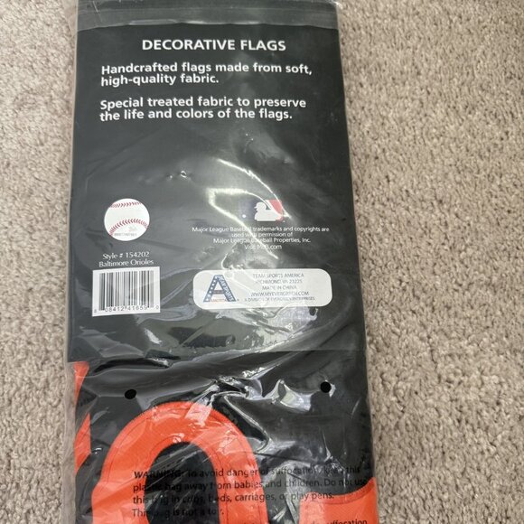 Baltimore Orioles Applique house flag - Picture 3 of 5